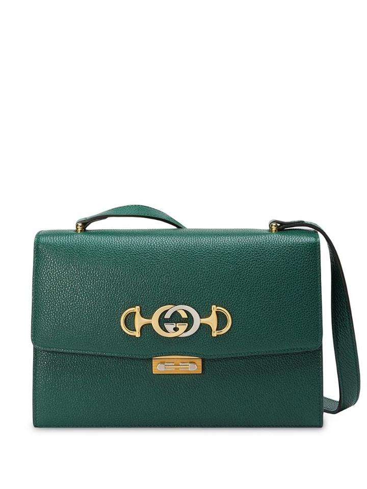 Gucci Small Zumi Shoulder Bag - Green
