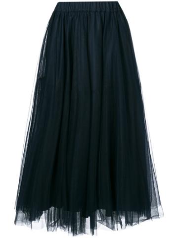 P.a.r.o.s.h. Tulle Full Skirt - Blue