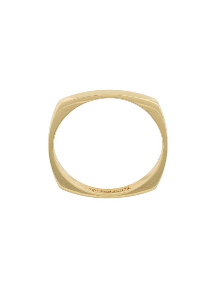 Aliita 9kt Gold Square Ring