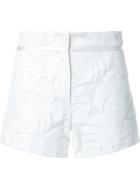 Manning Cartell Leaf Pattern Shorts - White