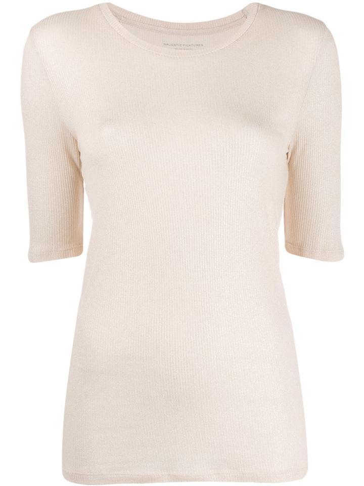 Majestic Filatures Jersey Stretch T-shirt - Neutrals