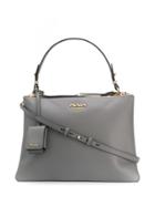Prada Double Medium Tote - Grey