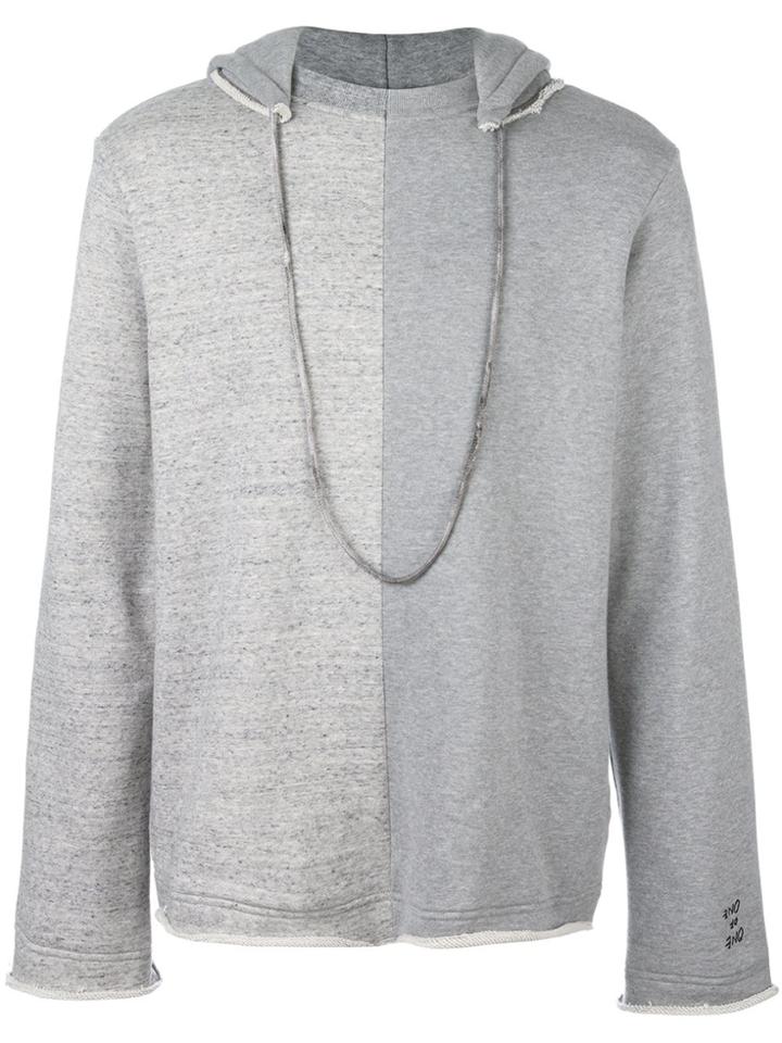 Golden Goose Deluxe Brand Two-tone Hoodie - Grey
