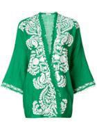 P.a.r.o.s.h. Embroidered Wrap Jacket - Green
