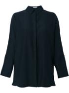 Martha Medeiros Oversized Janaina Shirt, Women's, Black, Silk