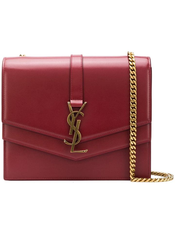 Saint Laurent Medium Sulpice Bag - Pink & Purple