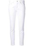 Dondup Embroidered Skinny-fit Jeans - White