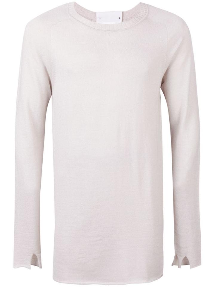 Lost & Found Rooms Crew Neck Sweater - Neutrals