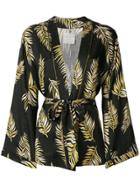 Forte Forte Leaf Print Jacket - Black