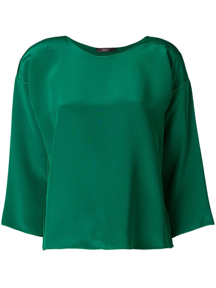 Max Mara Locri Blouse - Green