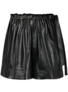 Helmut Lang Paperbag Waist Shorts - Black