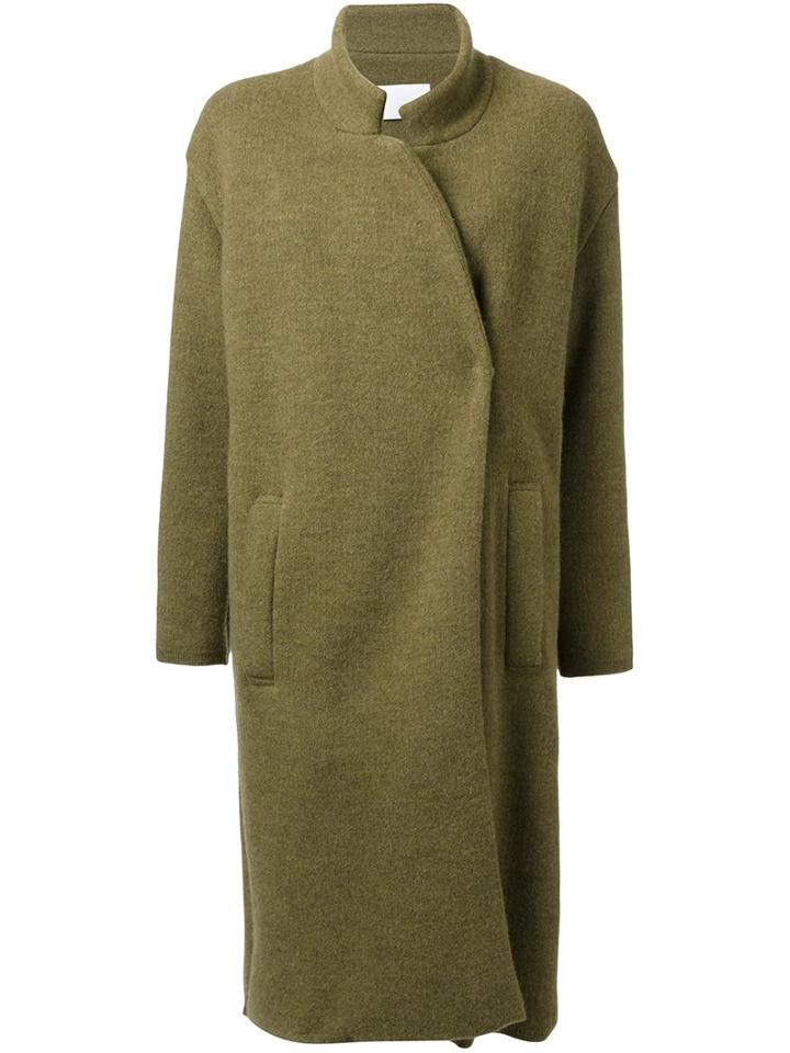 Rito Single Breasted Coat, Women's, Size: 38, Green, Wool