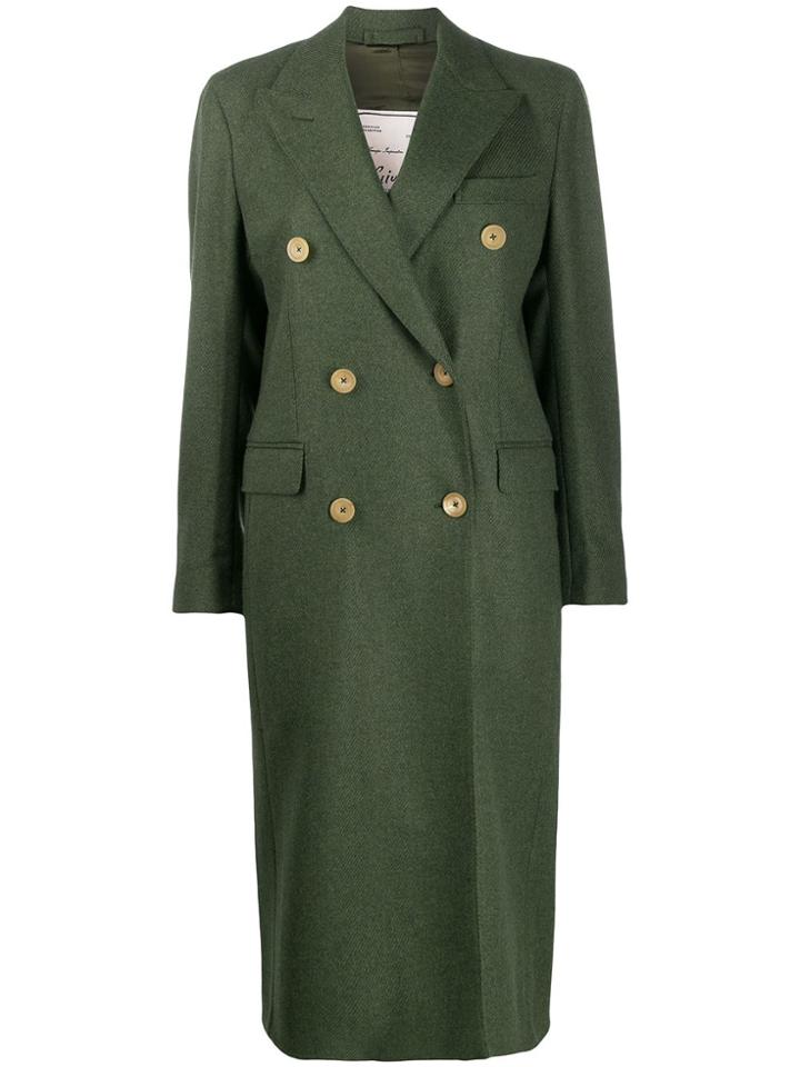 Giuliva Heritage Collection Cindy Double-breasted Coat - Green
