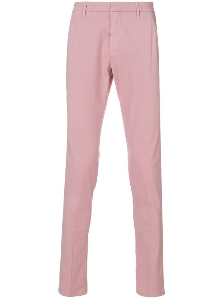 Dondup Classic Fitted Chinos - Pink & Purple