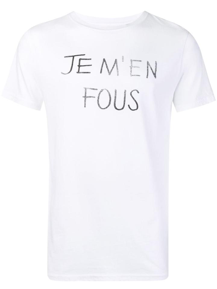 Zadig & Voltaire Je M'en Fous T-shirt - White