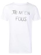 Zadig & Voltaire Je M'en Fous T-shirt - White