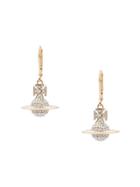 Vivienne Westwood Crystal Orb Earrings - Gold