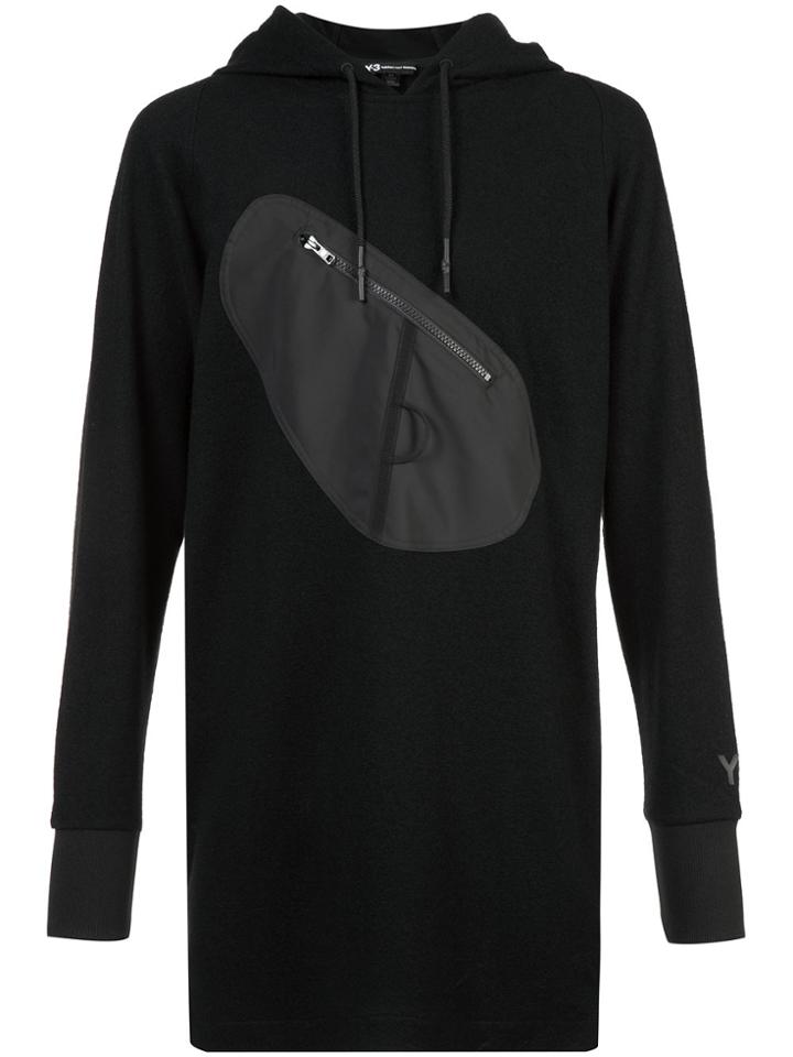 Y-3 Patch Pocket Hoodie - Black