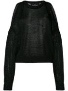 Designers Remix - Flynn Jumper - Women - Nylon/polyester - S, Black, Nylon/polyester