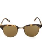 Garrett Leight 'washington' Sunglasses, Men's, Brown, Acetate