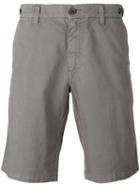 Eleventy Shorts With Button Closure Flap Pockets, Men's, Size: 34, Grey, Cotton/linen/flax/spandex/elastane