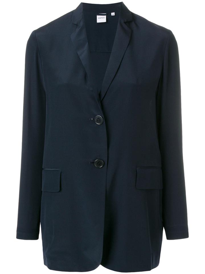 Aspesi Classic Fitted Blazer - Blue