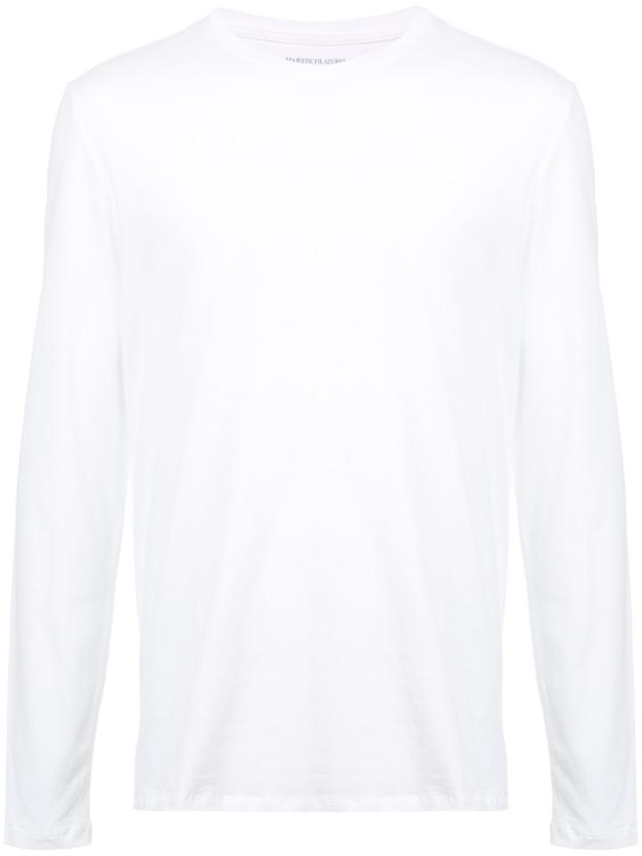 Majestic Filatures Long Sleeve Crew-neck Tee - White