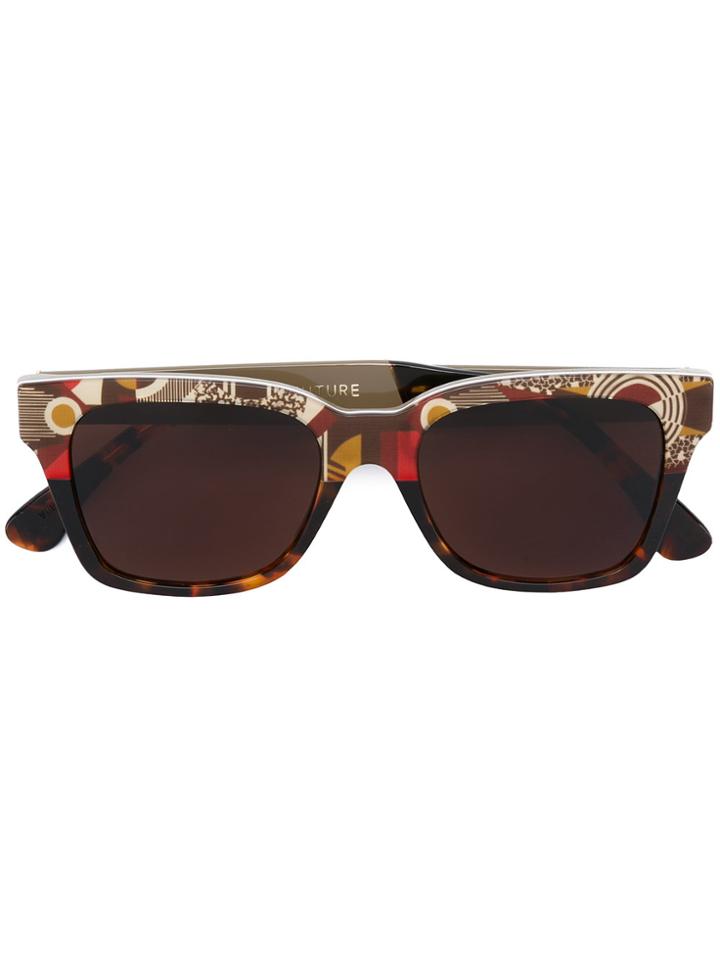 Retrosuperfuture Square Frame Sunglasses - Multicolour