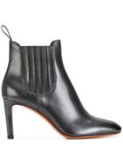 Santoni Classic Heeled Boots - Grey