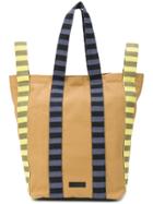 Marni Striped Tote - Nude & Neutrals