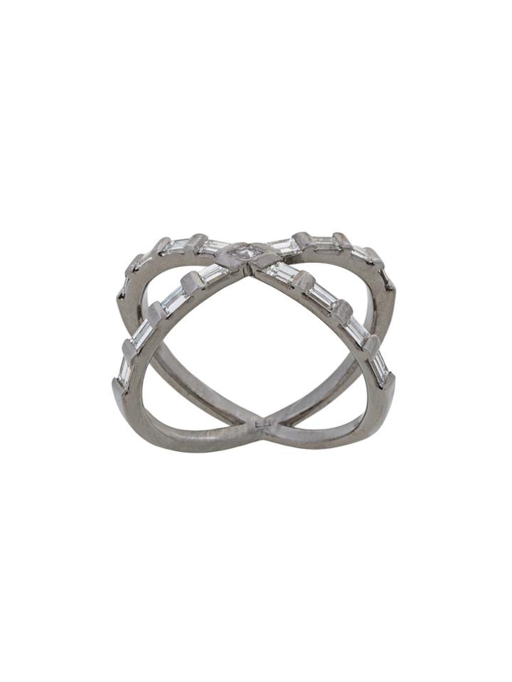 Eva Fehren Tetra Shorty Ring - Metallic
