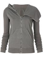 Rick Owens Drkshdw Asymmetric Zipped Jacket - Grey