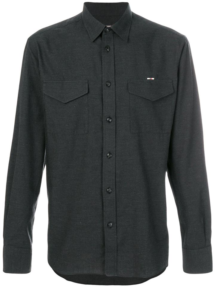 Maison Kitsuné Chest Pocket Shirt - Grey