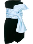 Alexandre Vauthier Oversized Bow Dress - Blue