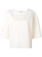 Lemaire Cropped Sleeves Blouse - White