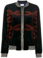 Yves Salomon Dragonfly Crew Neck Jacket - Blue