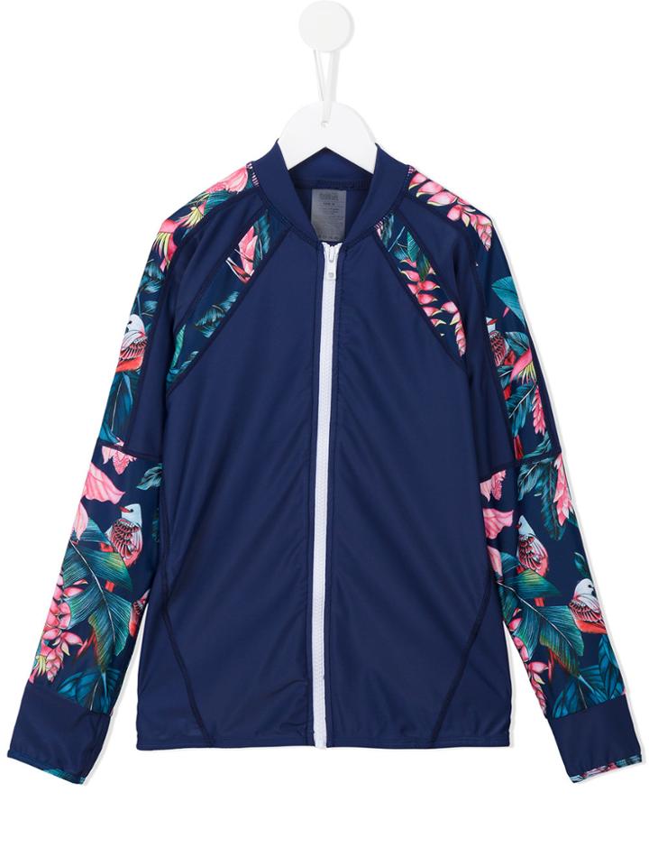 Duskii Girl Adela Cover Me Up Rash Top - Blue