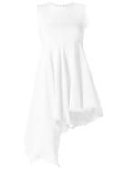Olympiah Asymmetric Dress - White