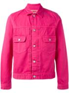 Ganryu Comme Des Garcons - Flap Pockets Denim Jacket - Men - Cotton - M, Pink/purple, Cotton