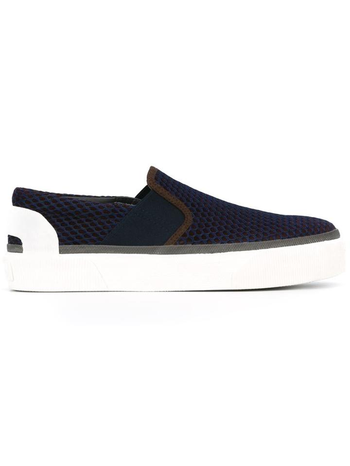 Lanvin Mesh Slip-on Sneakers