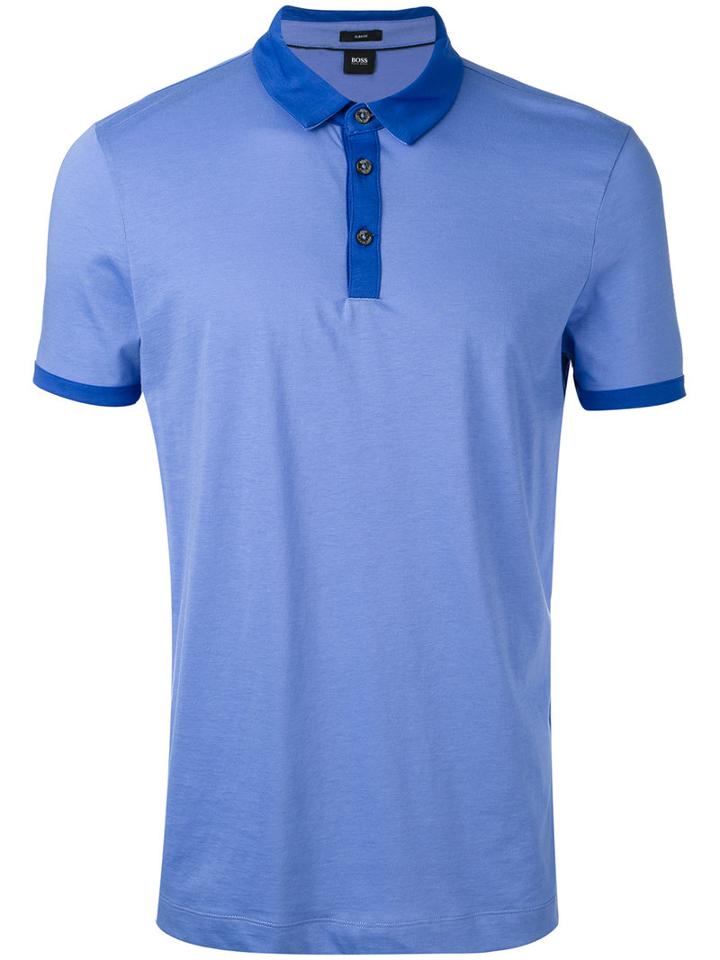 Boss Hugo Boss - Contrast Polo Shirt - Men - Cotton - M, Blue, Cotton