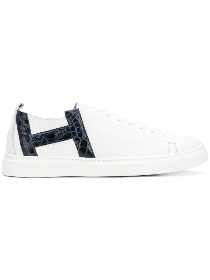 Henderson Baracco Logo Printed Sneakers - White