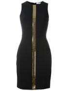Versace Collection Gold Stripe Mini Dress