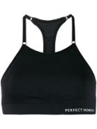 Perfect Moment Racer-back Sports Bra - Black