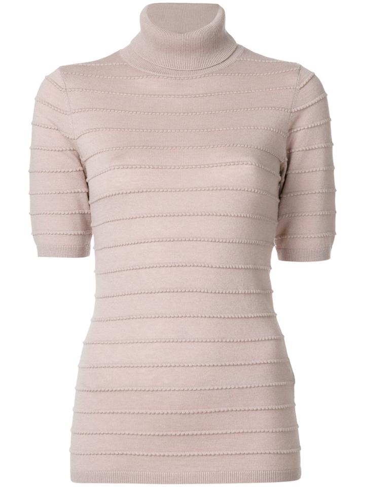 Steffen Schraut Ribbed Top - Pink & Purple