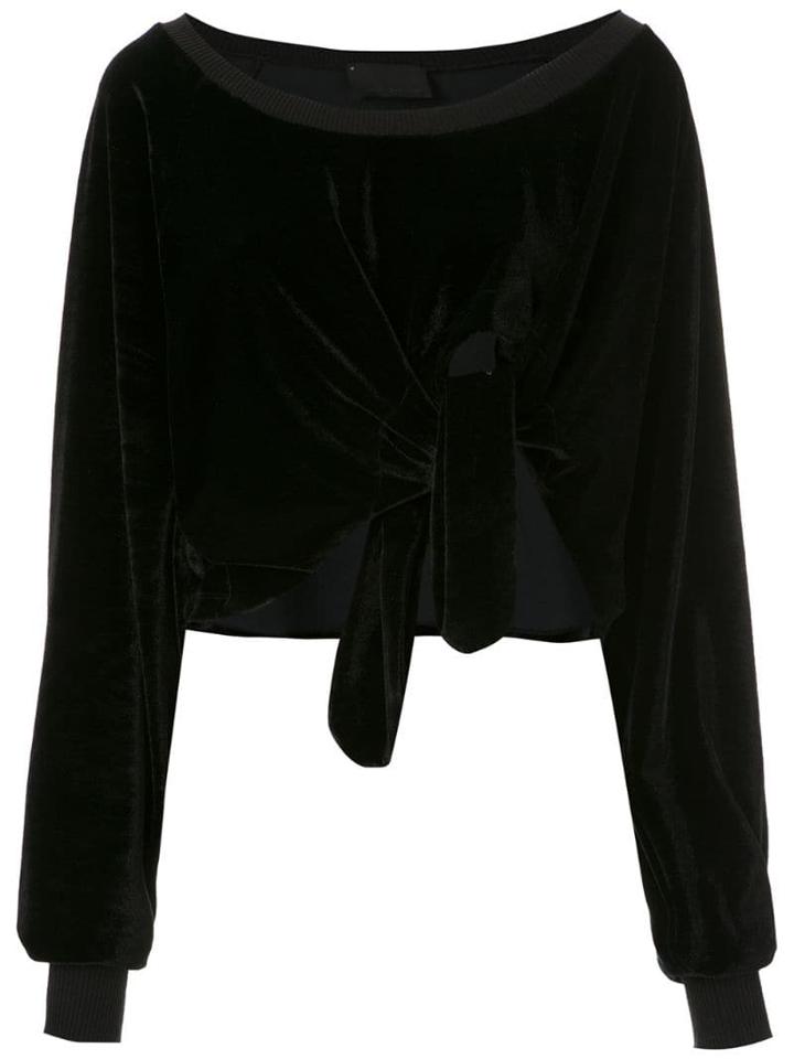 Andrea Bogosian Textured Pierre Blouse - Black