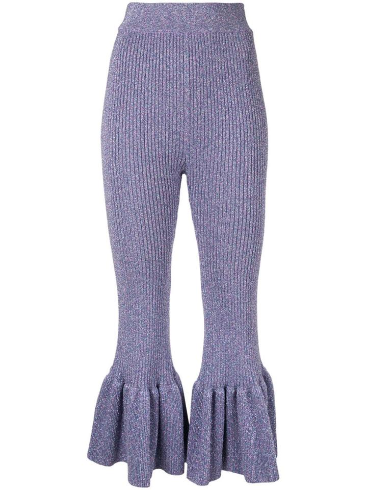 Alice Mccall Love Letters Cropped Trousers - Purple