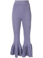 Alice Mccall Love Letters Cropped Trousers - Purple