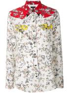 Rag & Bone Micro-floral Western Shirt - White