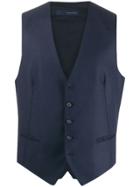 Tagliatore Brian Tailored Waistcoat - Blue